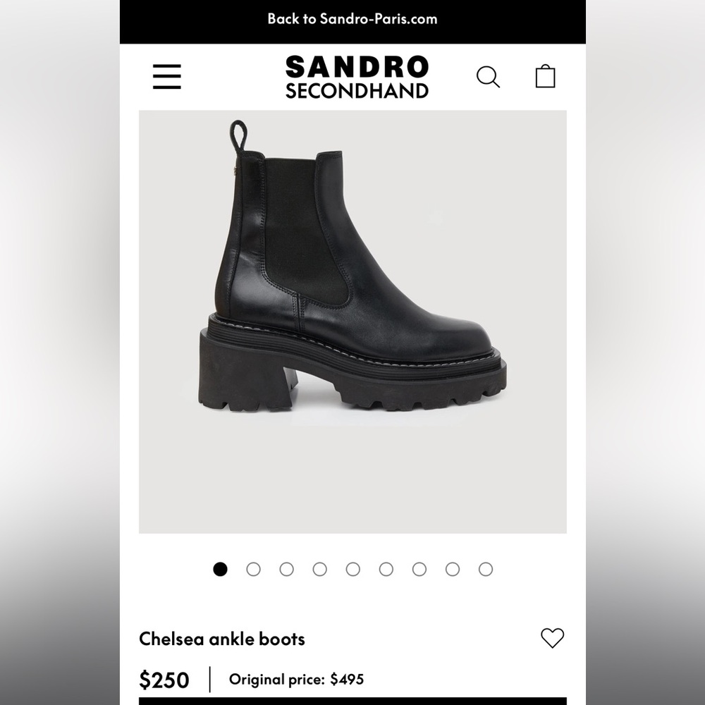 Sandro Chelsea Ankle Boots